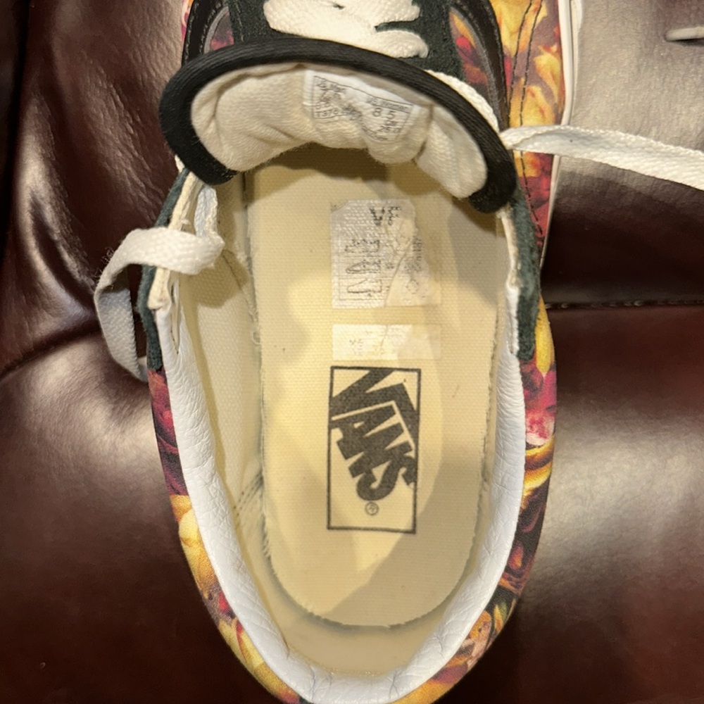 Vans Old Skool Floral & Stripe Shoes - Picture 8 of 15
